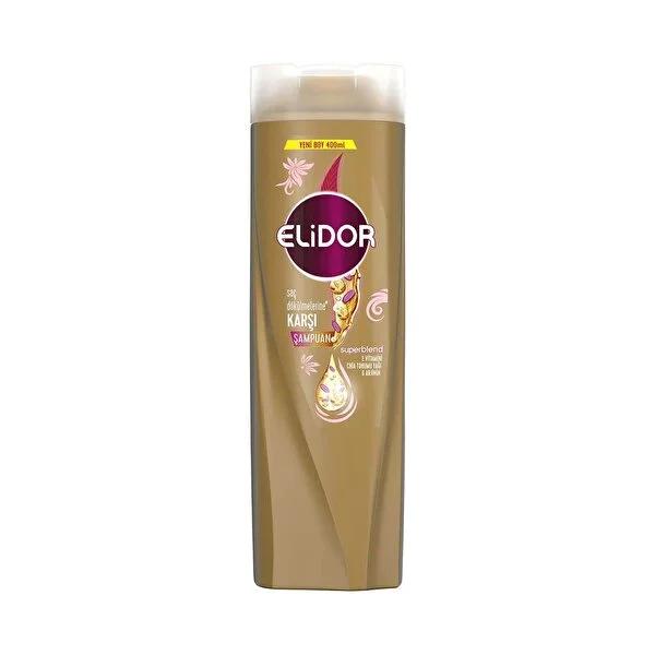 Elidor Anti-Hair Loss Shampoo with Superblend Formula - Strengthens Hair, Reduces Breakage & Nourishes Scalp - 13.53 fl oz