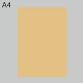 100pcs / Pack A4 Self-adhesive Printer Paper(Brown)