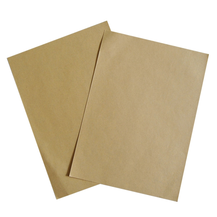 100pcs / Pack A4 Self-adhesive Printer Paper(Brown)
