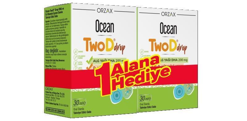 Ocean Twod - Omega-3 Supplement with DHA & Vitamin D3 for Brain Health - 30 ml