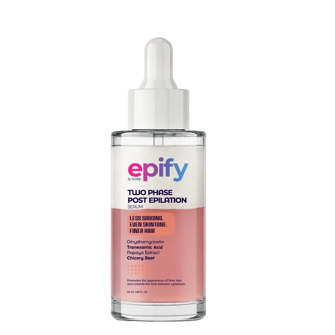 Epify Dual Phase Post-Epilation Hair Reduction Serum with Tranexamic Acid, Brightening &amp; Regrowth-Delaying Treatment, 1.7 Fl Oz