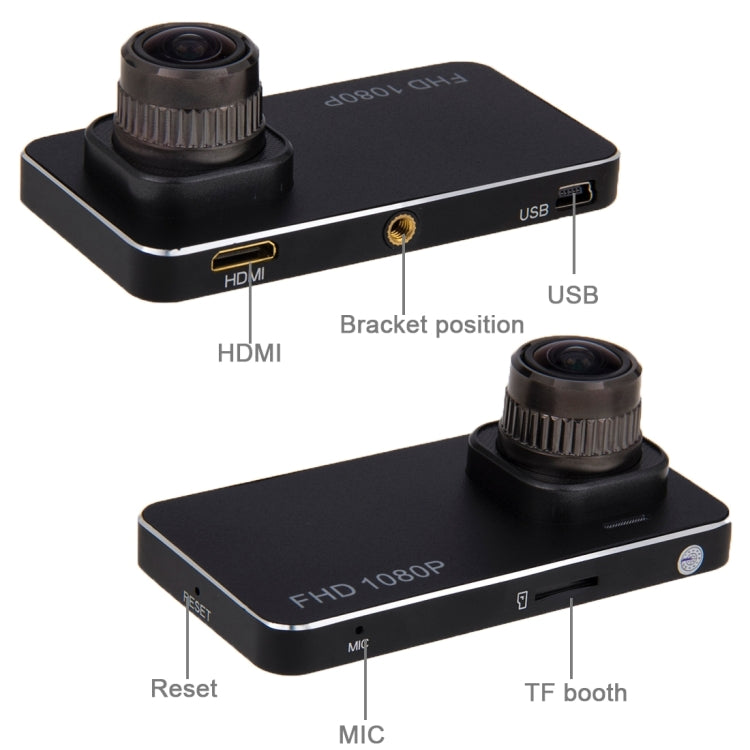 G636 2.7 inch Screen Display Car DVR Recorder, Support Loop Recording / Motion Detection / G-Sensor / Night Vision Function