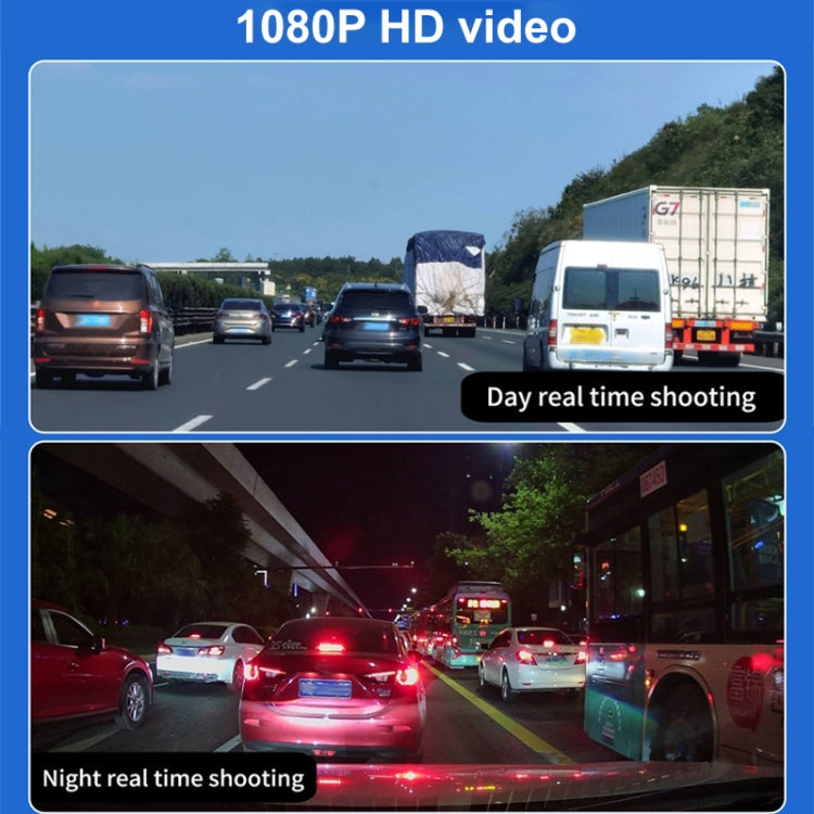 X12 1080P HD Panoramic Triple Recording WiFi Car Driving Recorder Support Mobile APP