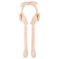 Eklips Kids Beige Plush Earmuffs for Cold Weather