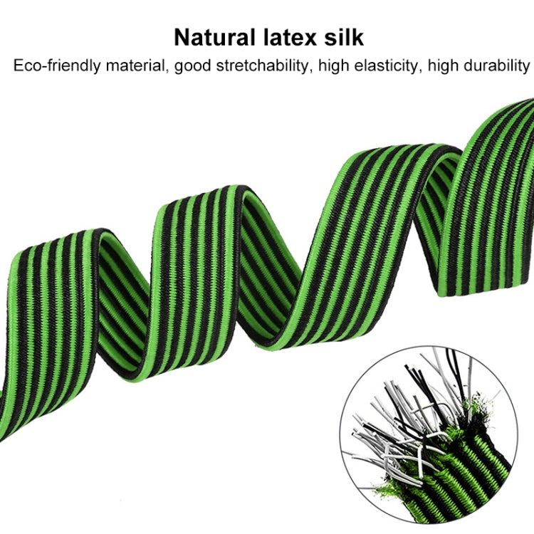 2m Elastic Strapping Rope Packing Tape for Bicycle Motorcycle Back Seat with Hook (Black)