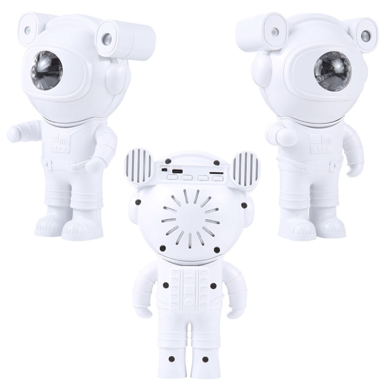 5W Astronaut Starry Sky Projection Lamp USB Night Light (White)