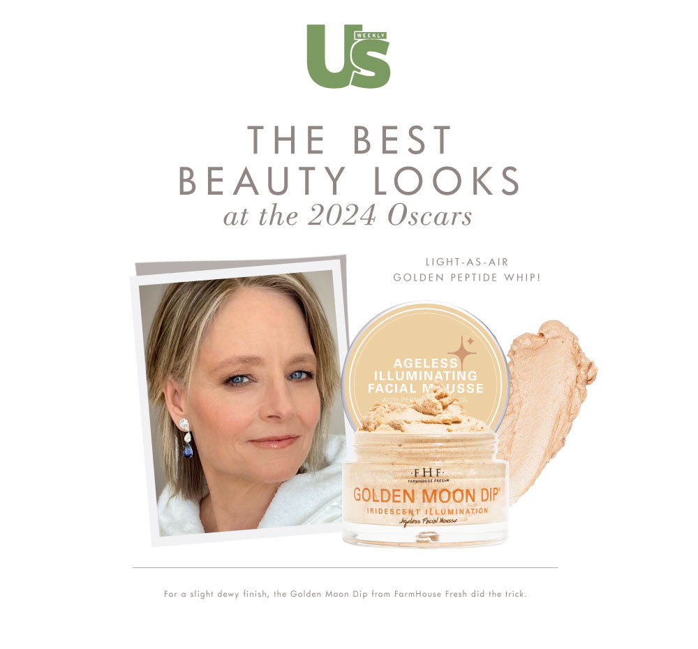 Golden Moon Dip® Illumination Mousse with Retinol + Wrinkle-Targeting Peptides | Farmhouse Fresh