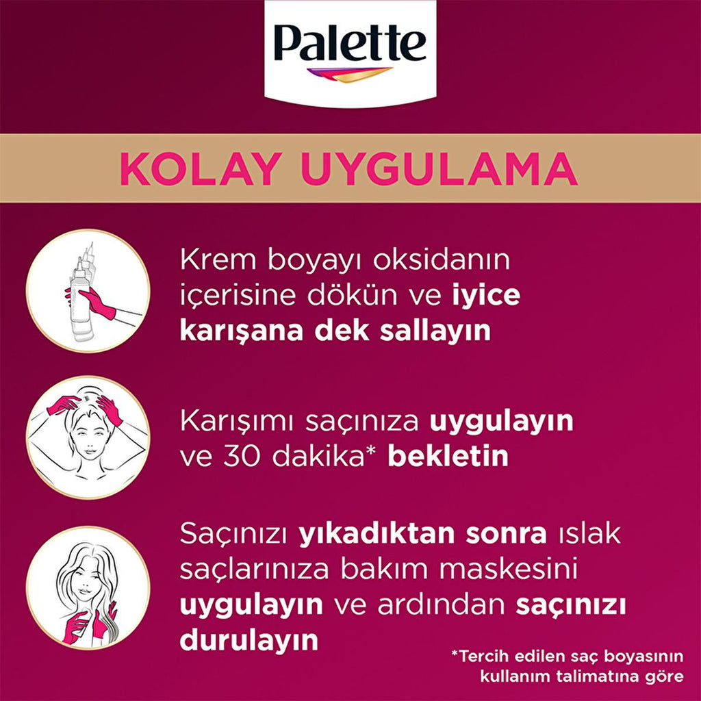 Palette Deluxe Hair Dye - Long-Lasting Rich Color Intensity for Vibrant Hair