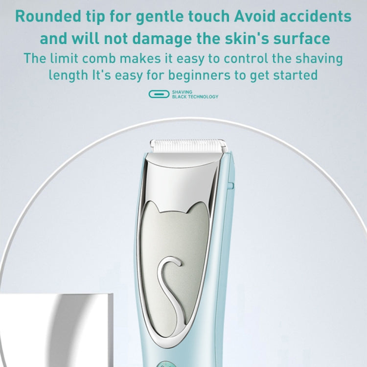 VGR V-203 Professional Pet Barber Electric Hair Clipper (Blue)