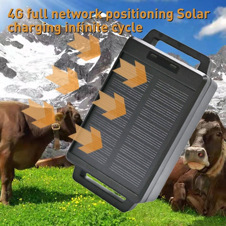 4G EU Version Intelligent Waterproof GPS Pet Tracker Solar Energy Cattle Sheep Position Locator
