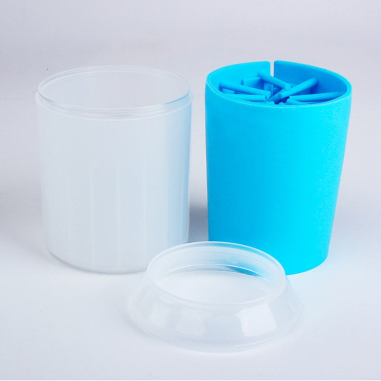 Pet Cat Dog Foot Clean Cup Cleaning Tool Silicone Washing Cup, Size: Middle (Green)