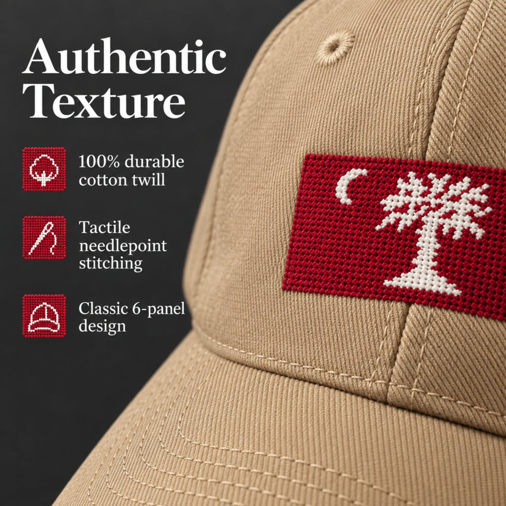 Citadel Big Red Flag Twill Embroidered Brim Hat Cap