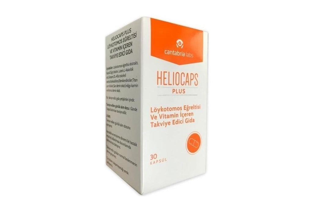 Heliocare Heliocaps Plus Dietary Supplement for Skin Health and Sun Protection - 30 Capsules