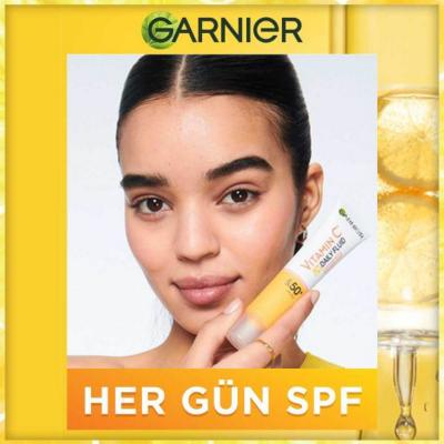 Garnier Vitamin C Face Moistizer with SPF50+ - Daily Face Cream for Sensitive Skin, Vegan Friendly