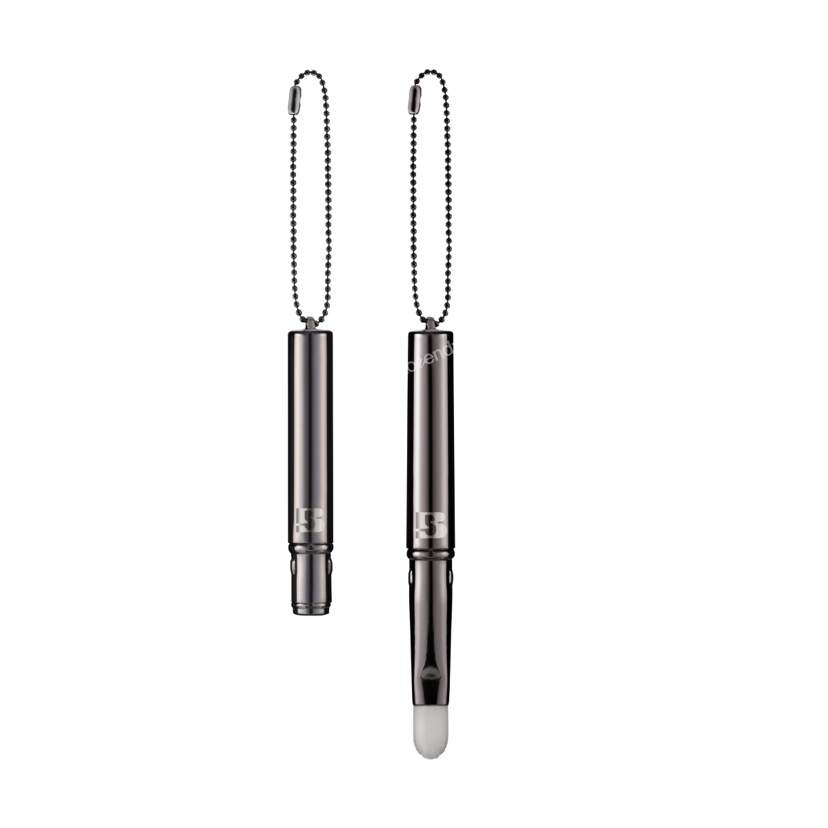 Braye Pocket Lip Brush Dark Silver Compact Precision Tool