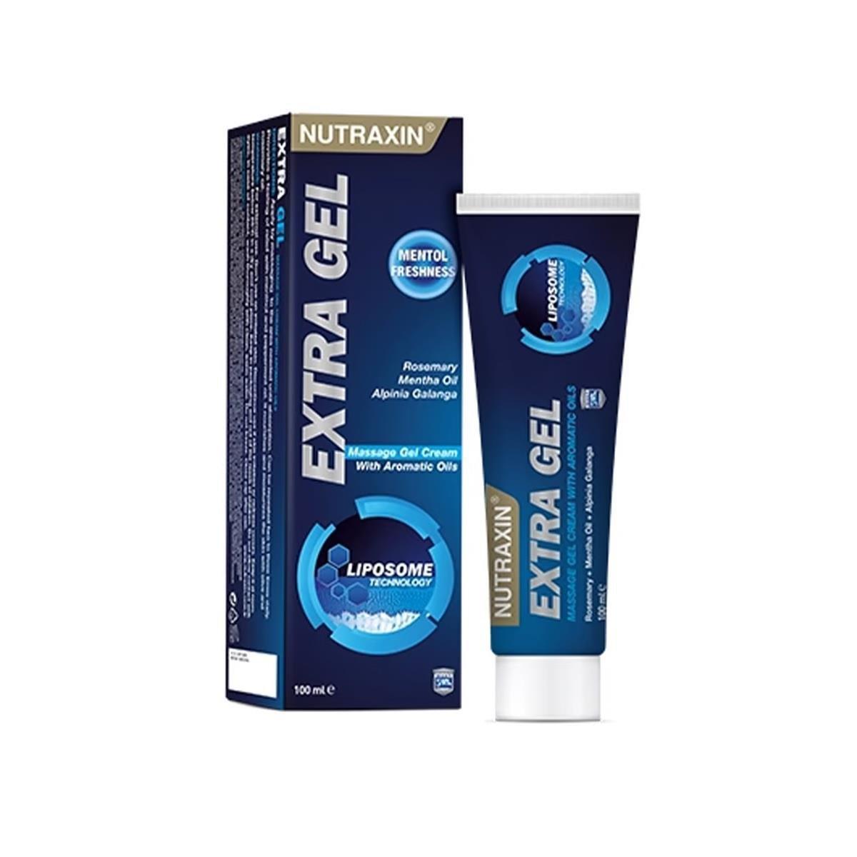 Nutraxin Extra Relief Massage Gel - Soothe Muscle Aches with Glucosamine, Devil's Claw & Aromatherapy, 100ml