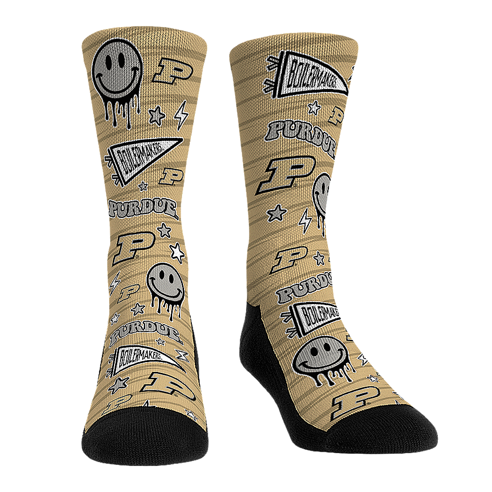 Purdue Boilermakers - Smiley Stickers