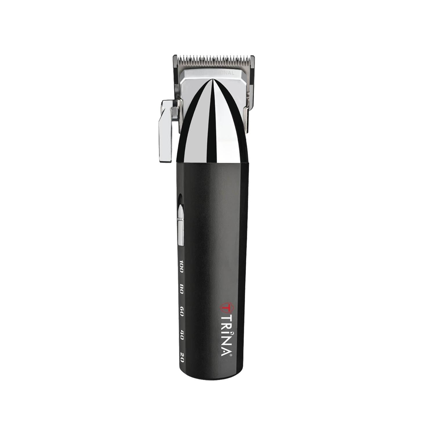 Trina Professional Rechargeable Cordless Hair Clipper Black 73 - Trims with Ease, Professional-Grade Performance