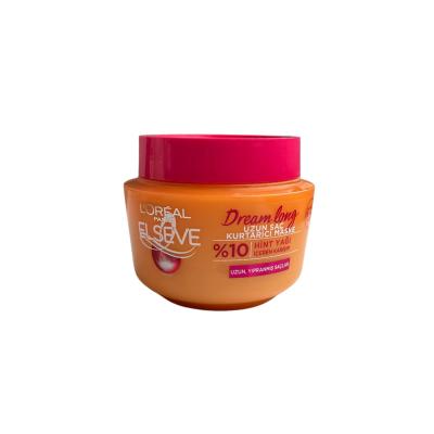 L'Oreal Elseve Dream Long Hair Mask: Repair, Strengthen & Revive Long, Damaged Hair - Castor Oil, Keratin & Vitamins - 10.14 fl oz