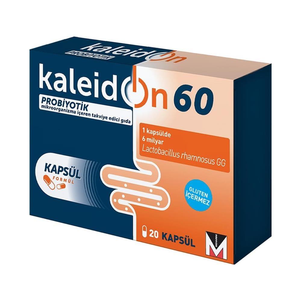 Kaleidon Probiyotik Takviye Edici Gõda 60 mg 20 KapsŸl - Sindirim Sistemi Deste_i, Ba_õ_õklõk Sistemi Deste_i