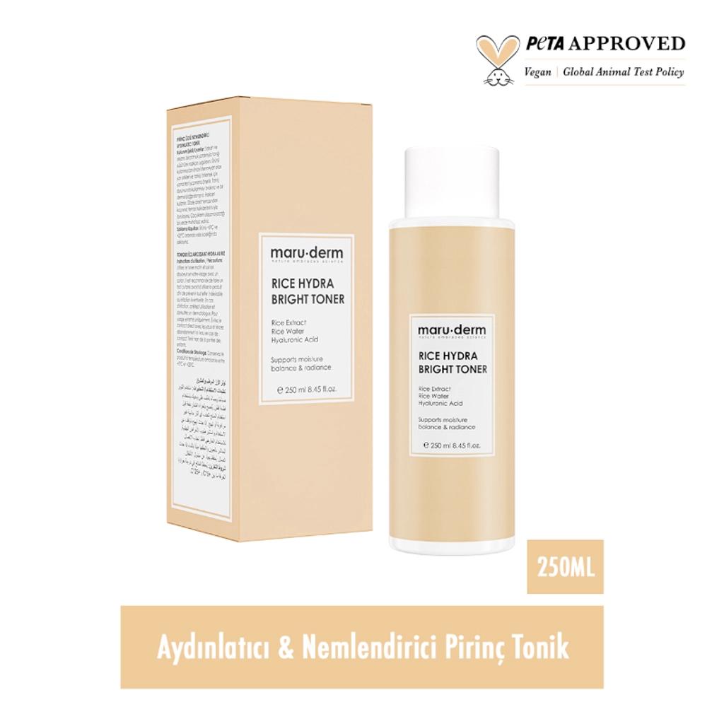 Maruderm Rice Extract Brightening Toner for Radiant Skin 250 ml