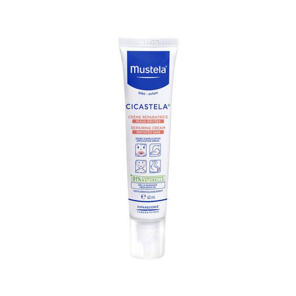 Mustela Cicastela Moisture Recovery Cream 40ml - Gentle Baby Moisturizer for Sensitive Skin