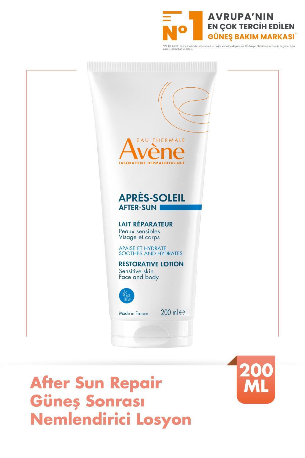 Avene After Sun Repair Moisturizing Lotion - Soothe and Hydrate Skin After Sun Exposure