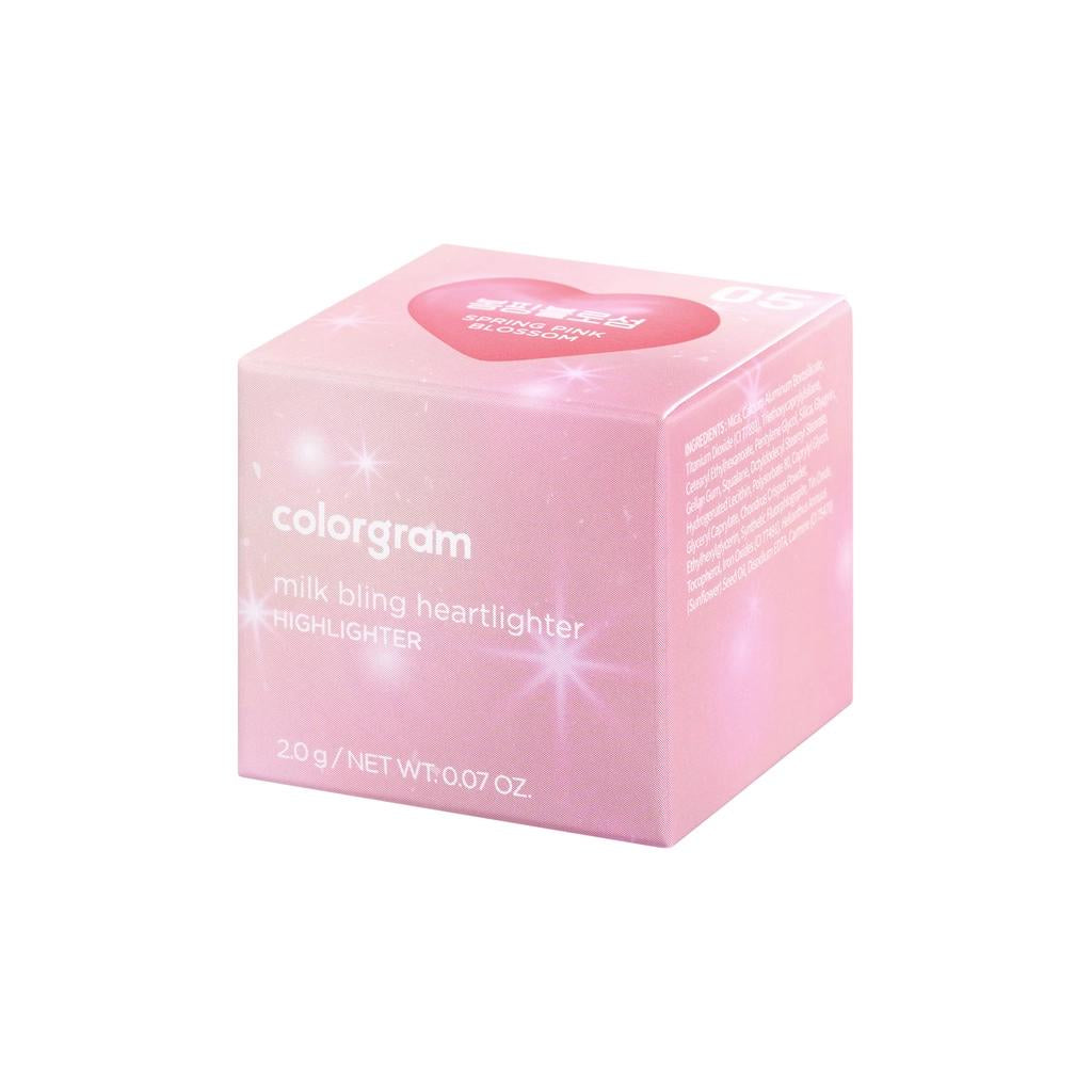 Colorgram Milk Bling Heartlighter 05 Spring Pink Blossom 2.2g