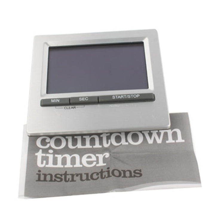 Kitchen Craft Large Display Digital Countdown Timer(Silver)
