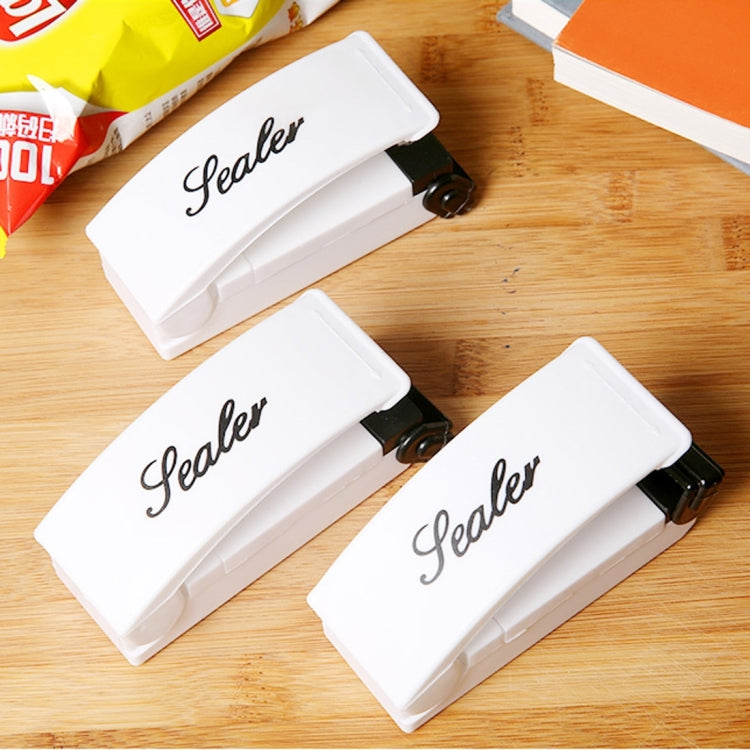 Multi-function Mini Portable Handy Plastic Bag Sealer Sealing Machine(White)