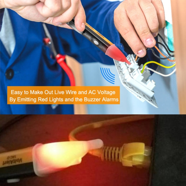 Pen Non-contact AC Voltage Alert Detector 90V-1000V (Yellow)