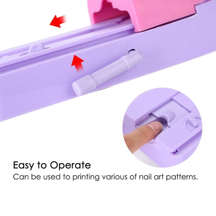 DIY Nail Art Printing Stamp Machine Set
