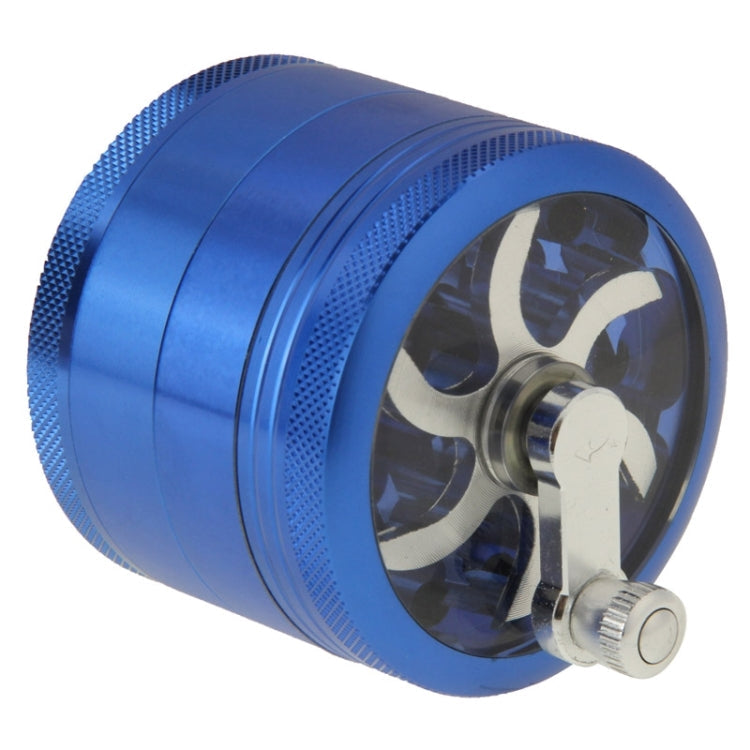 63mm Hand-cranking Cigarette Rolling Machine Herb & Tobacco Grinder, Random Color Delivery