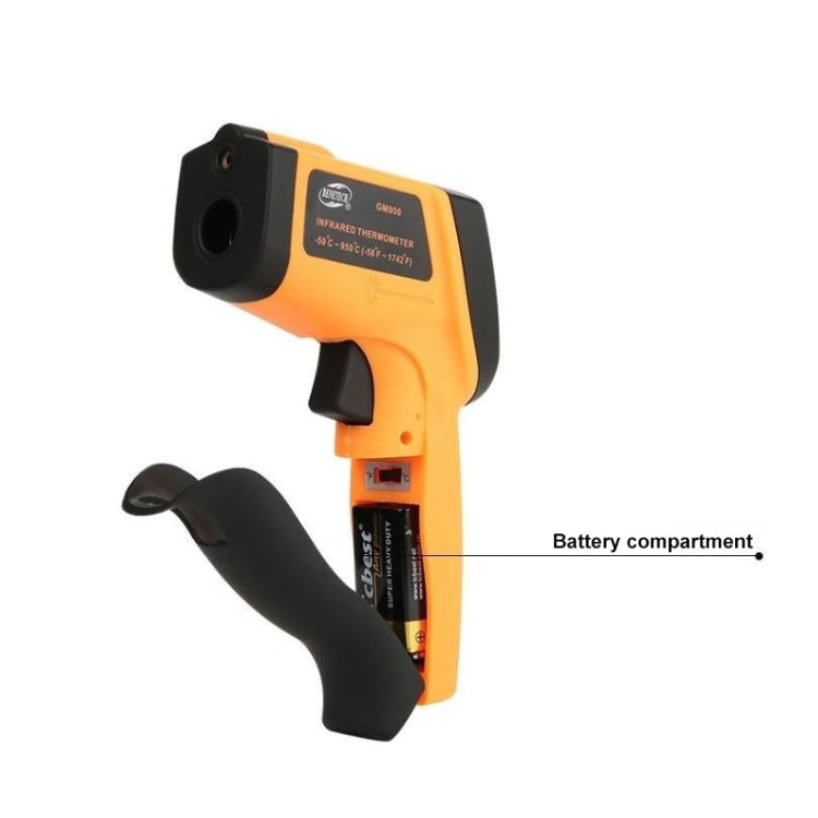 Infrared Thermometer, Temperature Range: 200 - 1650 Degrees Celsius(Orange)