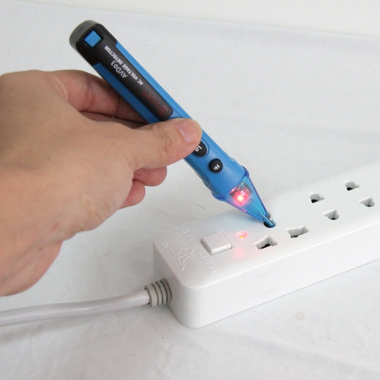 AVDO3 Non-contact AC Voltage Detector, Voltage Rang: 12V-1000V (50-500Hz)(Blue)