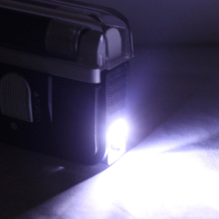 Handheld Blacklight UV Lamp & LED Flashlight, Verify Hidden Security Features On banknotes and Passport(Black)