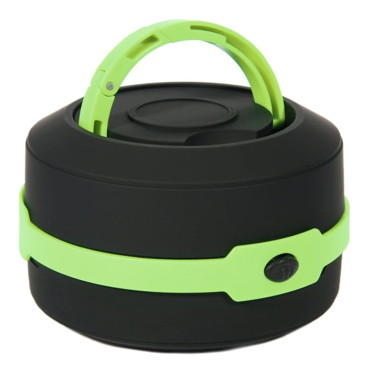 Outdoor Portable Camping Flashlight, Retractable LED 3-Mode Lantern Light Tent Lamp (Black)