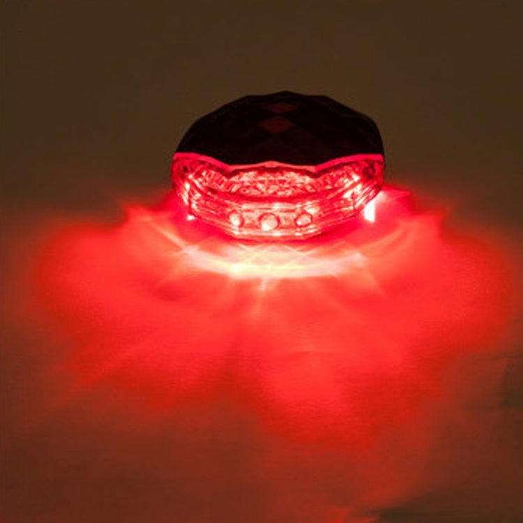 Bicycle LED Light Laser Night Mountain Bike Tail Light Taillight MTB Safety Warning Bicycle Rear Light Lamp Bycycle Light(Red)