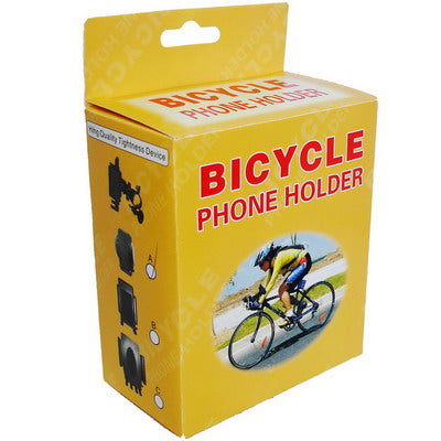Universal 360 Degree Rotation Quakeproof Bicycle Mount (Bike Holder) for iPhone 5 & 5S & 5C / iPhone 4 & 4S / Other Mobile Phones / MP4 / PDA, Width: 4cm - 7.2cm(Black)