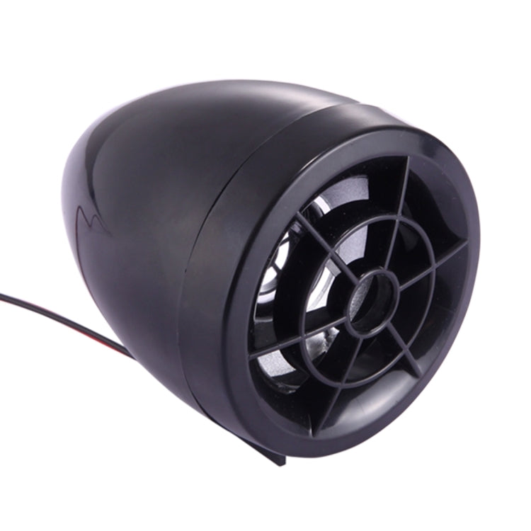 Motorcycle Anti-theft Digital MP3 with 2.5 inch Speaker, FM Radio & Remote Control, Support SD Card & USB Flash Disk(Black)
