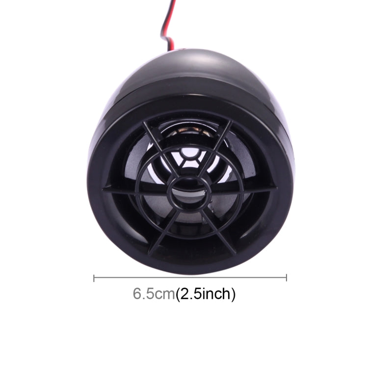 Motorcycle Anti-theft Digital MP3 with 2.5 inch Speaker, FM Radio & Remote Control, Support SD Card & USB Flash Disk(Black)