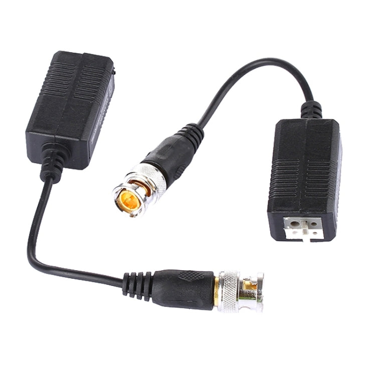 2 PCS HD 205C Coaxial CVI/TVI/AHD 1CH Passive Transceiver Video Balun