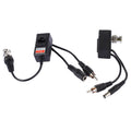 2 PCS HD 213B-C Coaxial CVI/TVI/AHD Video Audio Power Balun Transceiver