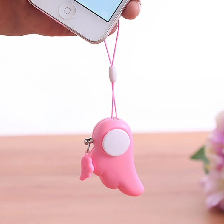 Angel Wing Anti-rape Device Personal Alarm, Self-defense Defend Wolf, Mini Alarm with 90dB Alarm Sound for Girl and Kids(Pink)