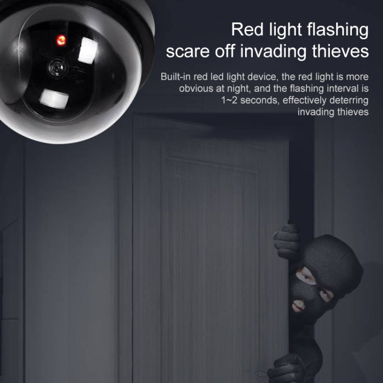 Realistic Looking Fake Dummy Motion Detection System Security Camera(Black)