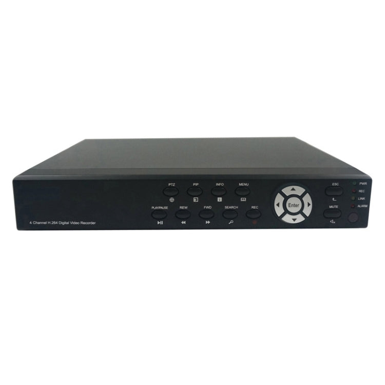 4-CH Embedded Digital Video Recorder Kit (1 / 4 Sharp CCD, 420TVL, 24 x IR LED, 6mm Lens, IR Distance: 25m, H.264 (8204EV+622A)