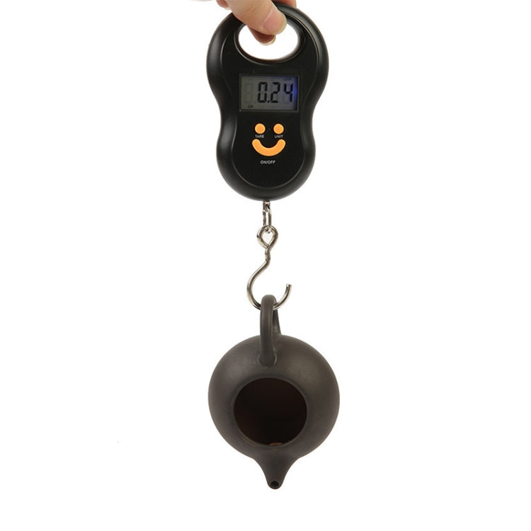 LCD Portable Electronic Handheld Hanging Digital Scale, Excluding Batteries(Black)
