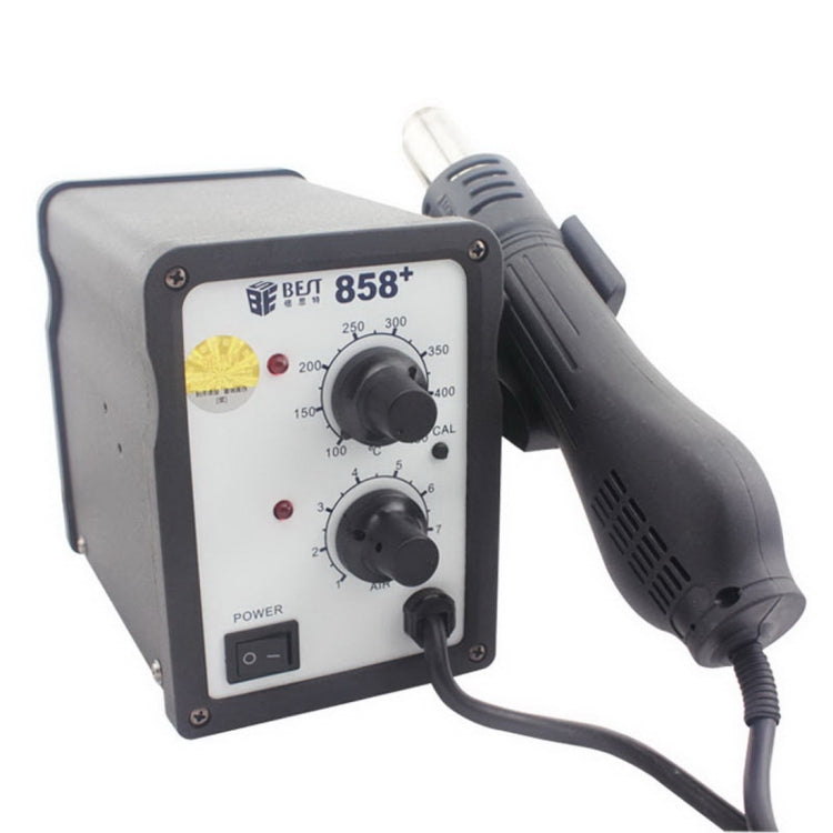BEST BST-858+ AC 220V 50Hz 650W Adjustable Temperature Unleaded Hot Air Gun with Helical Wind(Green)