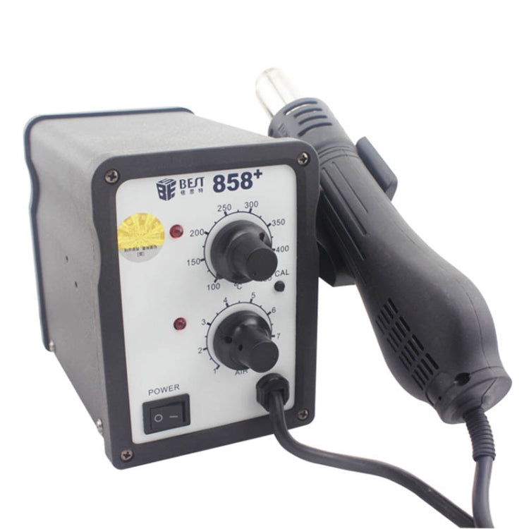 BEST BST-858+ AC 220V 50Hz 650W Adjustable Temperature Unleaded Hot Air Gun with Helical Wind(Green)