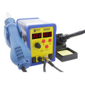 BEST BST-898D 2 in 1 AC 220V 720W LED Displayer Helical Wind Adjustable Temperature Unleaded Hot Air Gun + Solder Station & Soldering Iron(Blue)